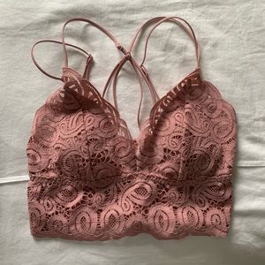 PINK Lace Bralette